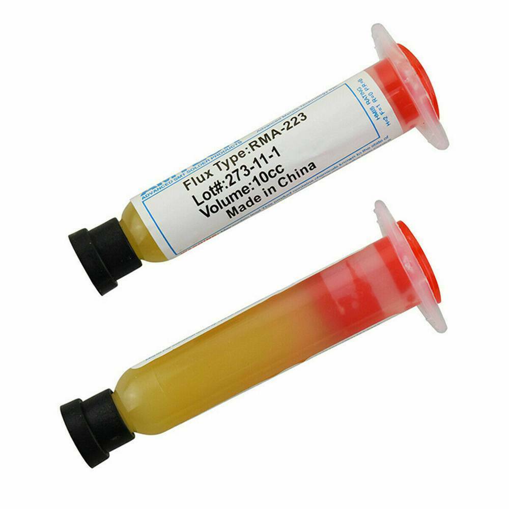 Solder Wire Soldering Paste Flux Grease RMA-223 10cc Syringe Tube PCB BGA SMD @