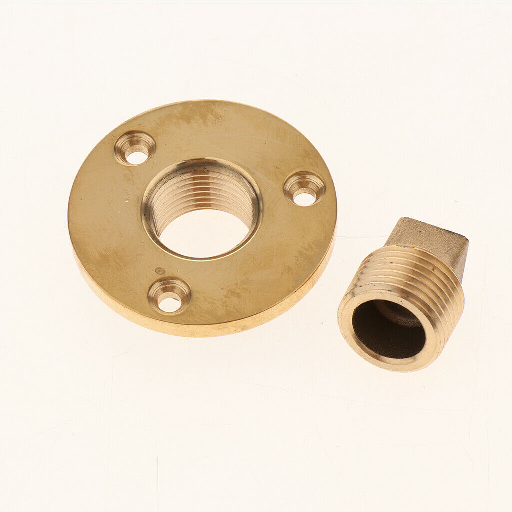 Boat Garboard Drain Plug 1/2''NPT Threads Yacht Hardware Fittings Replacement