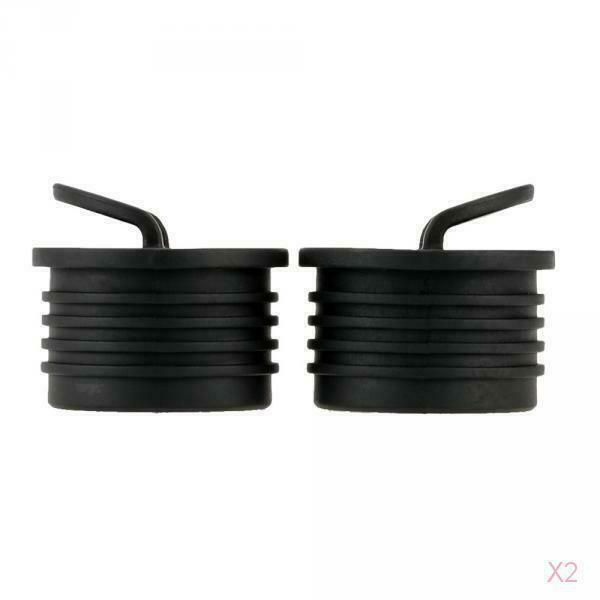 2x 2x Kayak Canoe Marine Boat Scupper Stopper Bung Drain Holes Plugs Accessory