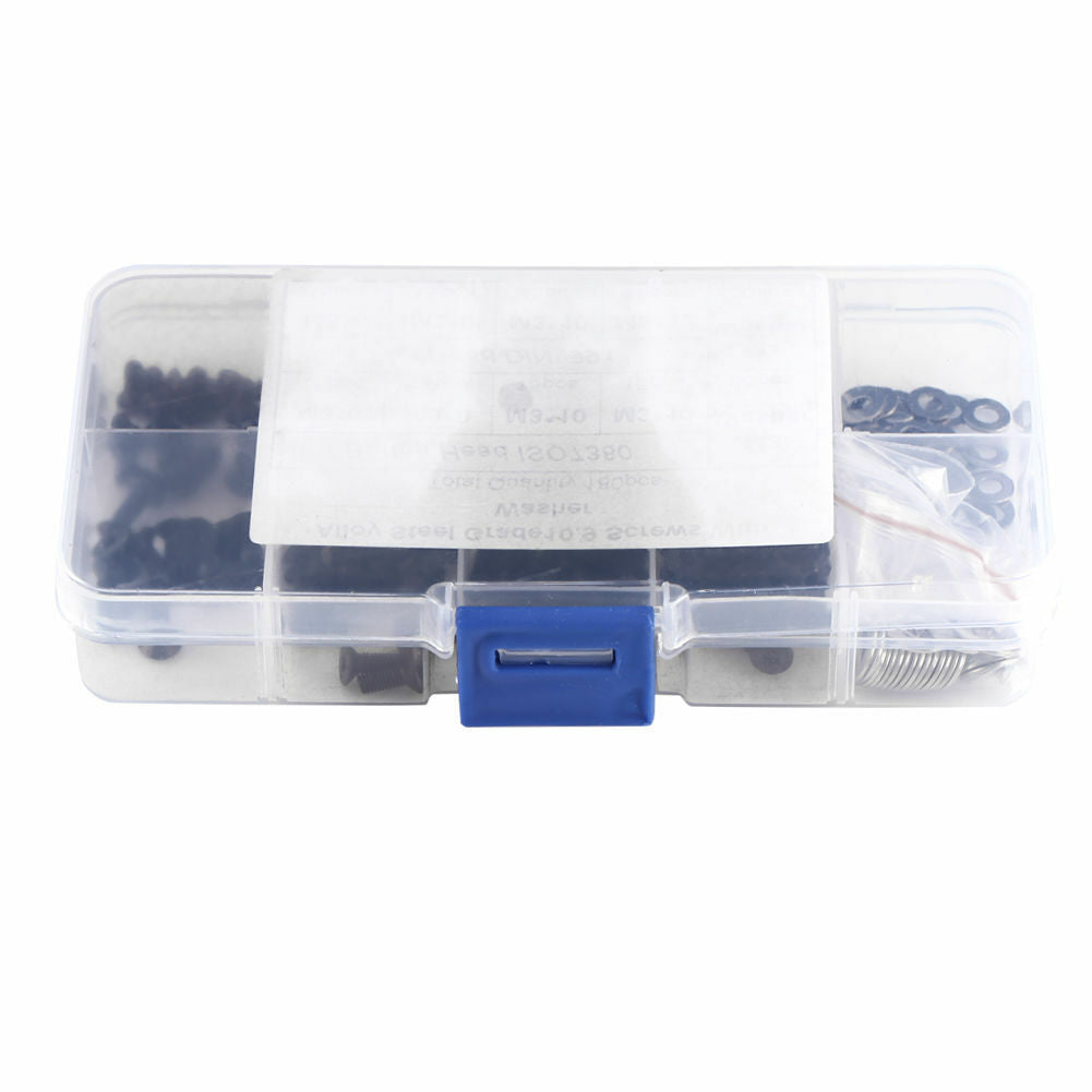 180pcs-Bolt-Screw-M3-M4-Flat-Washer-Assortment-Kit-for-1-10-HSP-RC-Car  180pcs-B