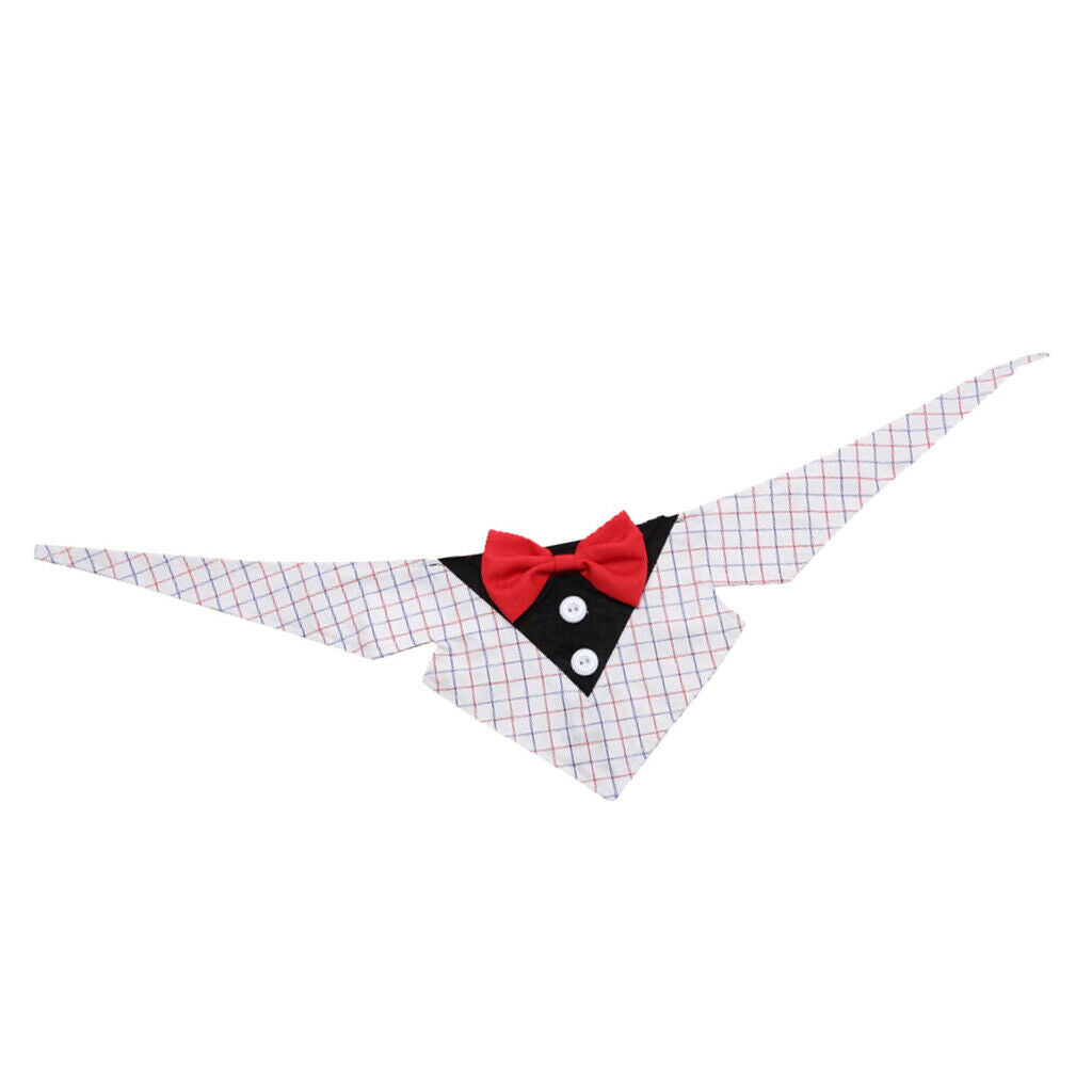 Pet Dog Cat Bandana Collar Puppy Triangle Neckerchief Scarf  Type 3 - L