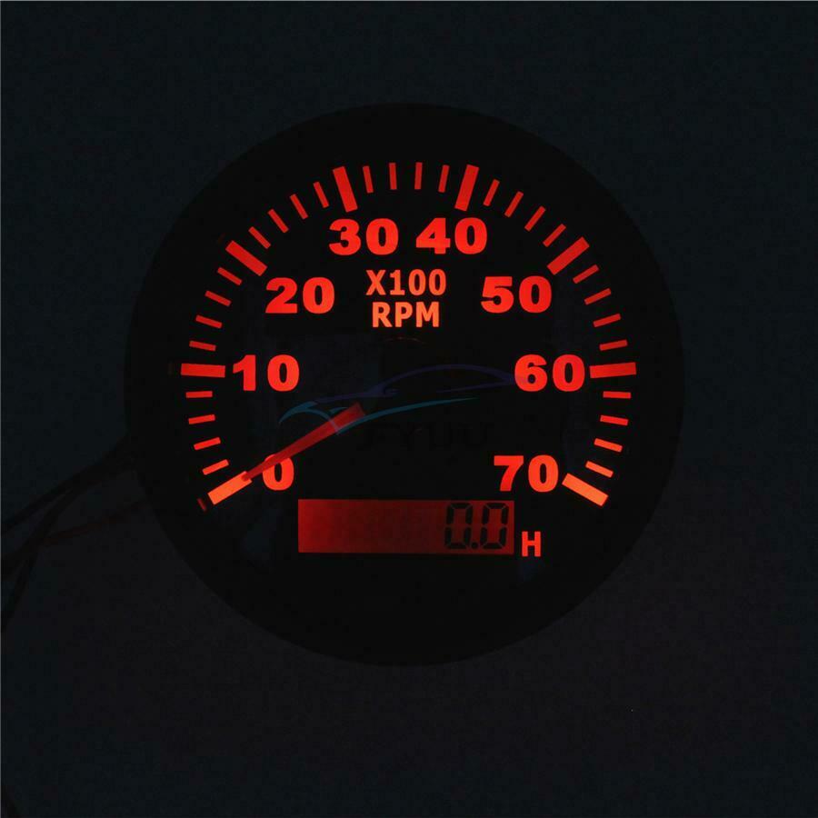 3-3/8" 0-7000RPM Dustproof Waterproof Tachometer For Generating Units Automotive