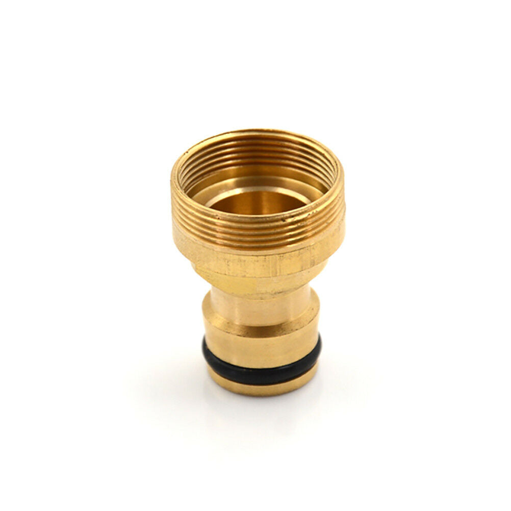 1PC Brass Hose Tap Connector 23mm Threaded Home Water Pipe Adaptor Fitt .l8
