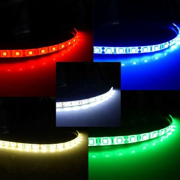 5Pcs 10Cm Waterproof White 5050 Led Strip Lights Dc 12V Caravan Boat Car X7N7N7