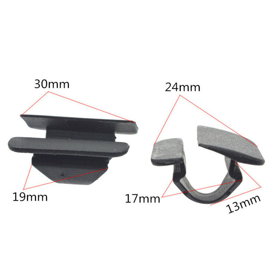 50pcs Car Fastener Clip Hood Cotton Hoop Clips Buckle Lining Plastic Fasteners