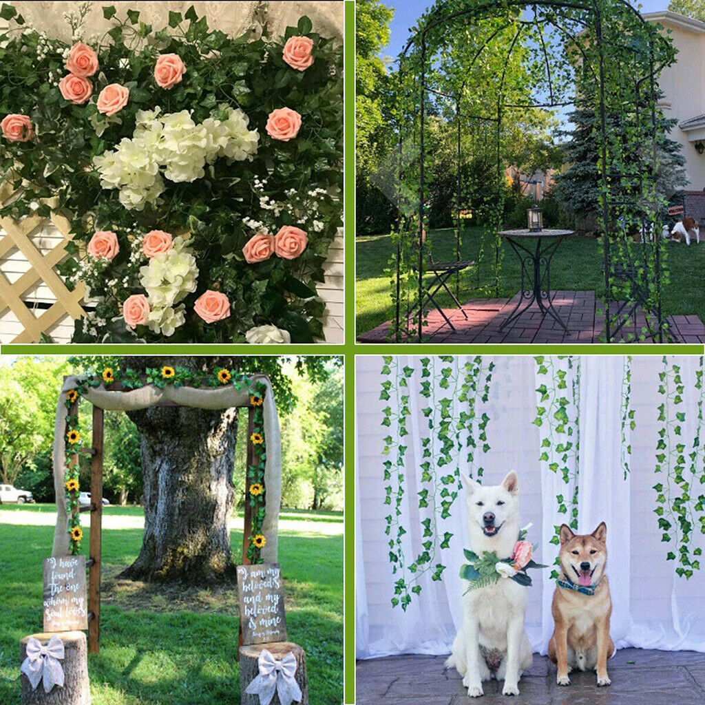 Pack of 12 86.4Ft Artificial Ivy Leaves Vines Garland Greenery Decoration