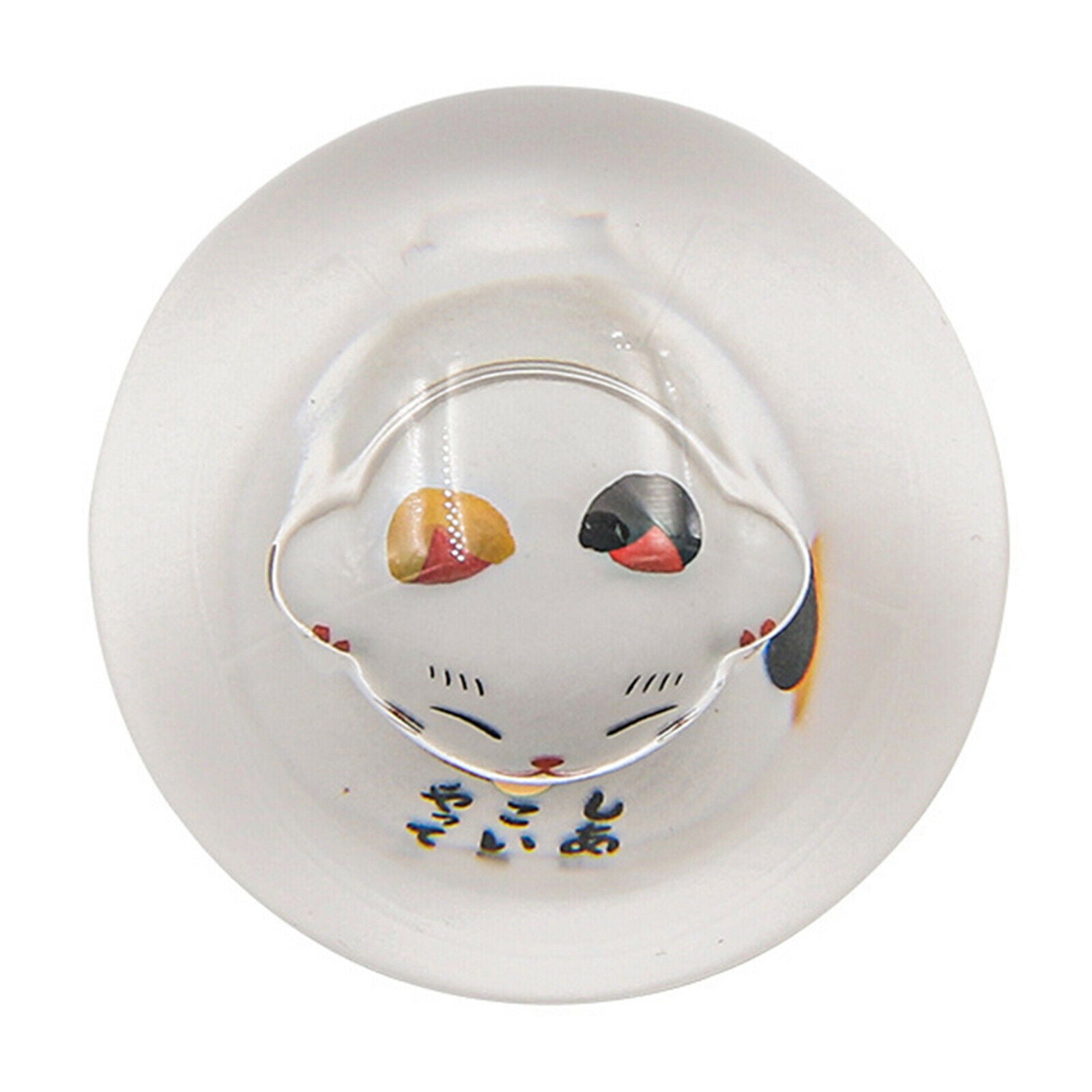 Cute Fortune Lucky Cat 70MM Round Ball Gear Knob with Adapters JDM M8 M10 M12