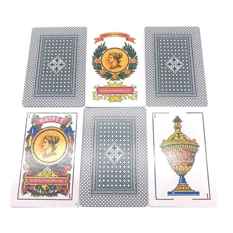 50 Cards Deck Spanish Playing Cards Family Party Board Game Magic Poker Cards
