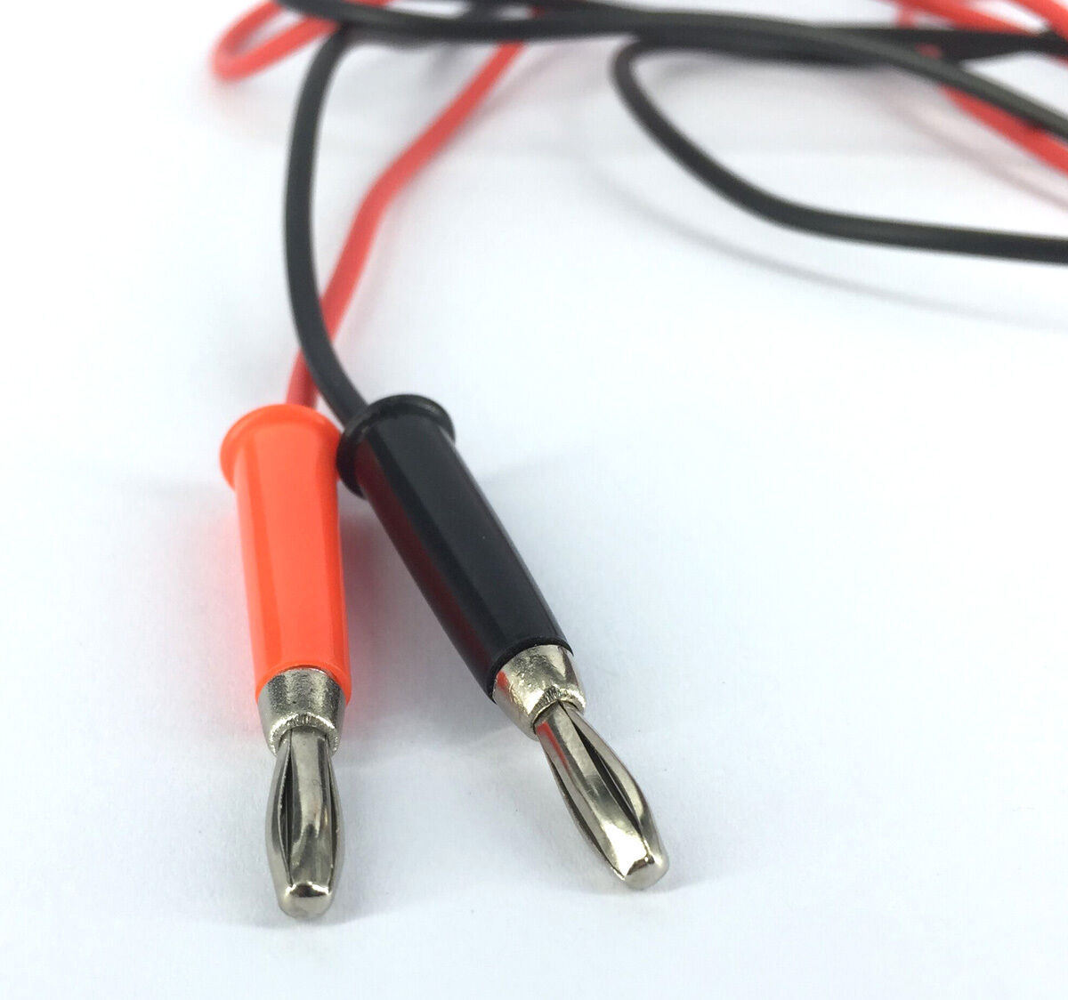 Coaxial Cable Banana Plug to Crocodile Clip Lead [M1]
