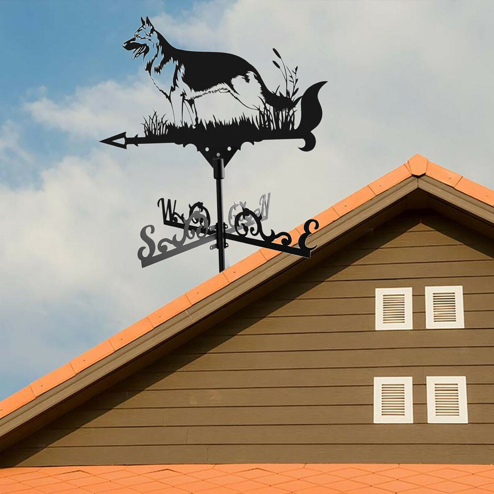 Weathervane Weather Vane Retro Farmhouse Roofs for Cupola Barn Outdoor Sheds