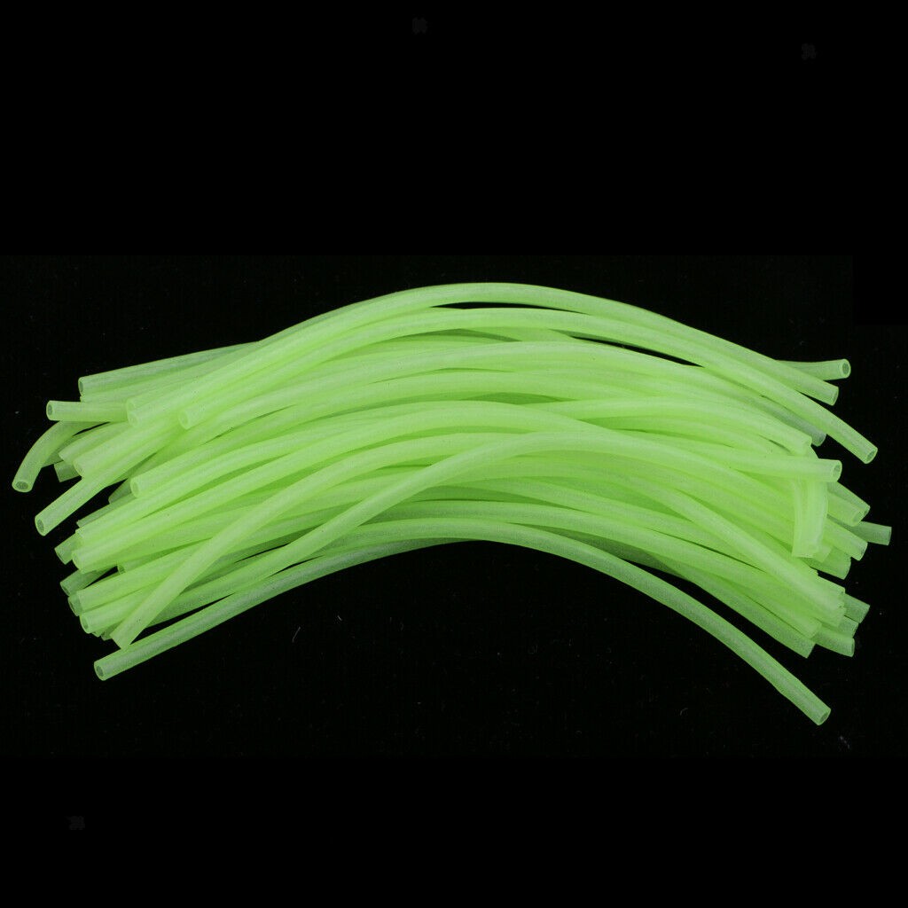 Pack Of 80pcs Luminous Green Glowing Silicone