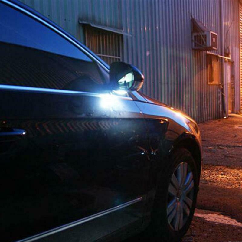 2Pcs White Under LED Side Mirror Puddle Light Lamp For VW MK6 6 MKVI 2010-2014