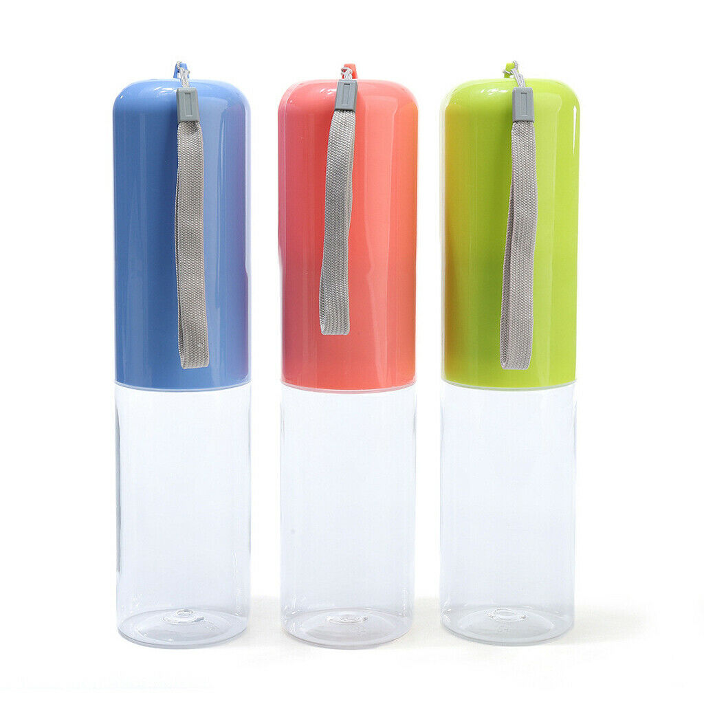 Portable Pet Drinking Cup Dog Cat Pet Water Feeder For Pet Dog Travel  Blue