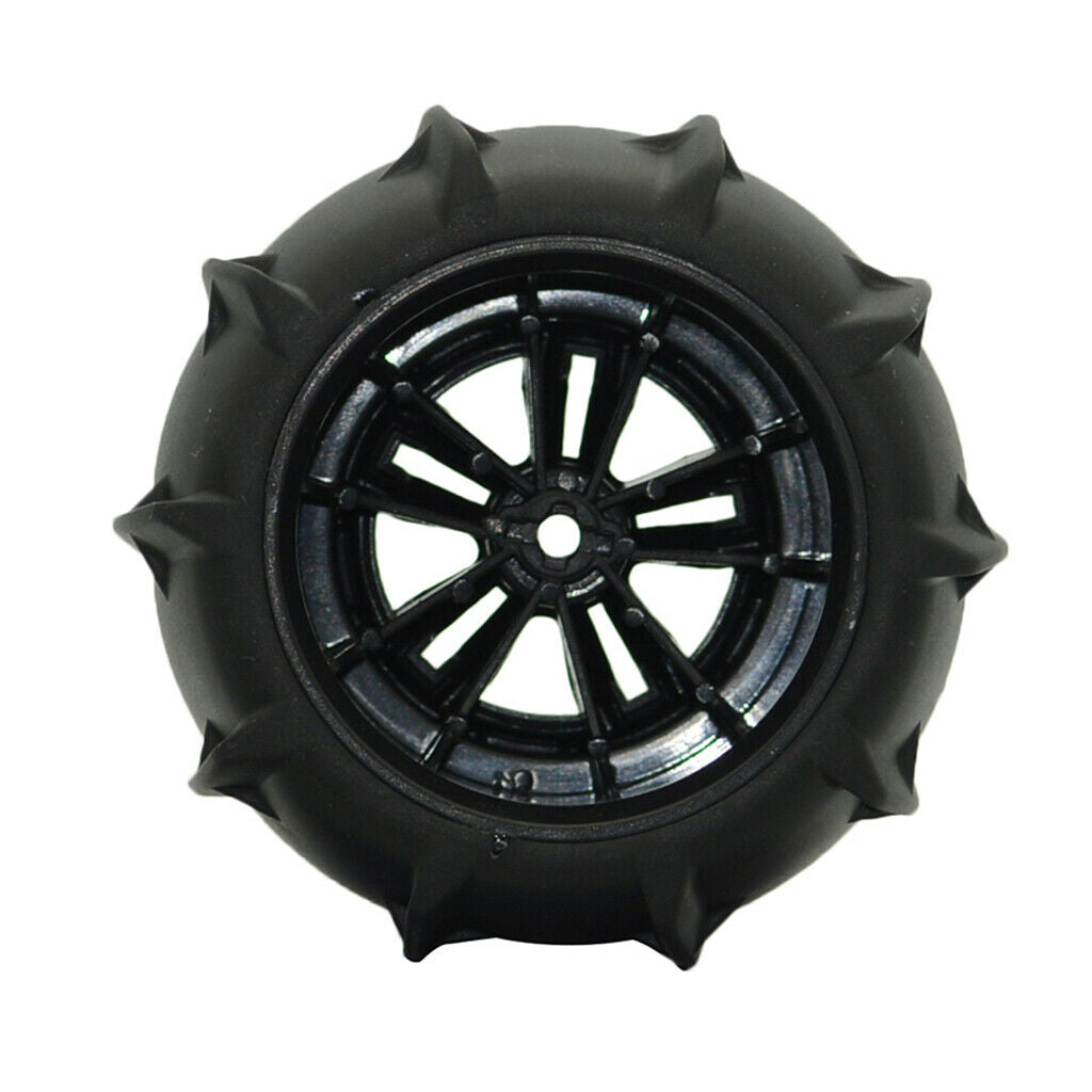 4Pcs RC Hobby Plastic Wheel Tyre for Xinlehong Q901 Q902 Q903 Parts Accs