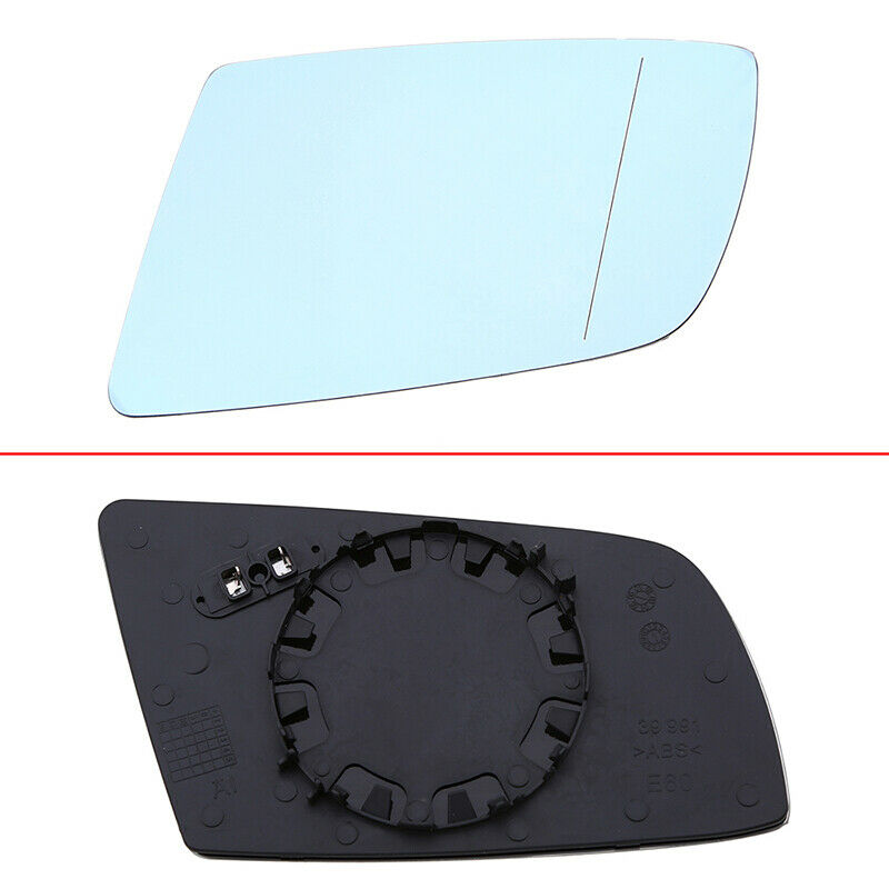 Left Driver Side Rearview Mirror Glass Heated Fit BMW E60 E61 528i xDrive 03-10