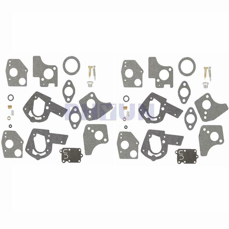 2 Sets  Carburetor Carb Rebuild Repair Kit #495606 494624 For 3HP to 5HP Engines