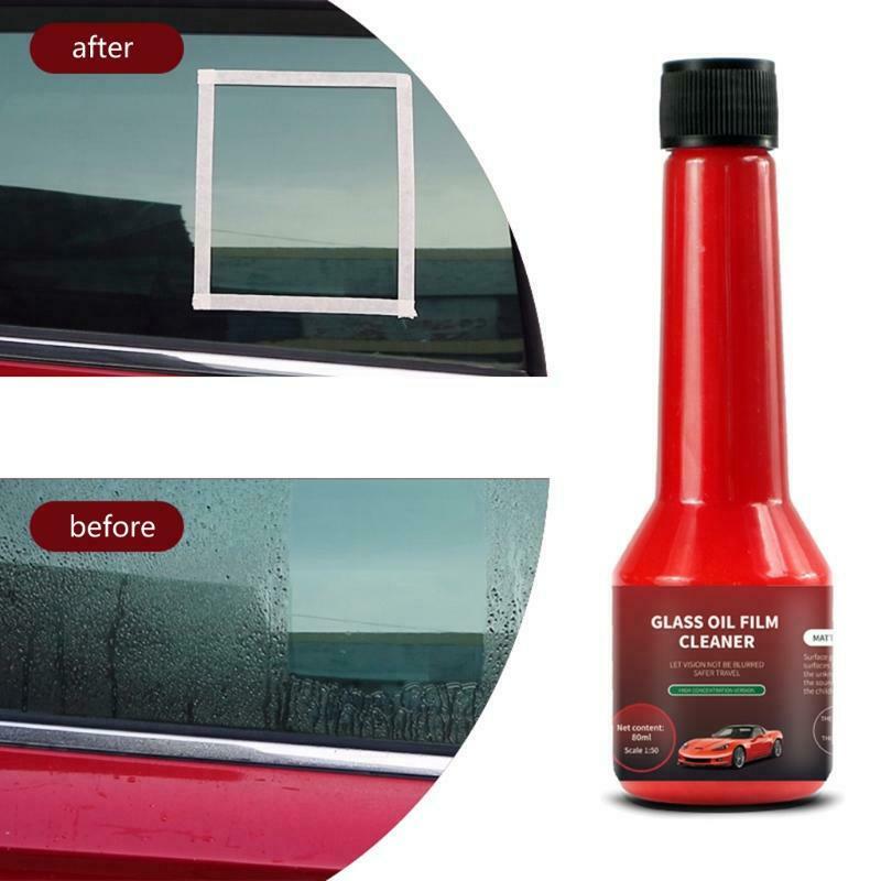 Vehicle Restoration Liquid 80ml High Enrichment Oil Film Remover Glass Cleaner