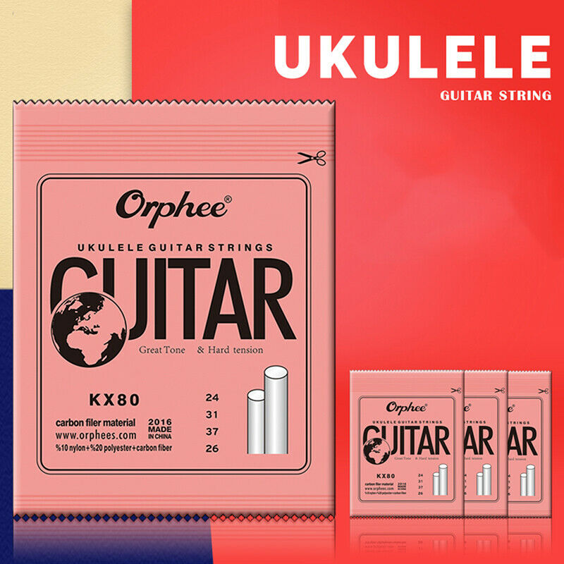 KX80 Nylon Carbon Fiber Ukulele Strings 4 Strings For Ukulele Concert Te WGY1