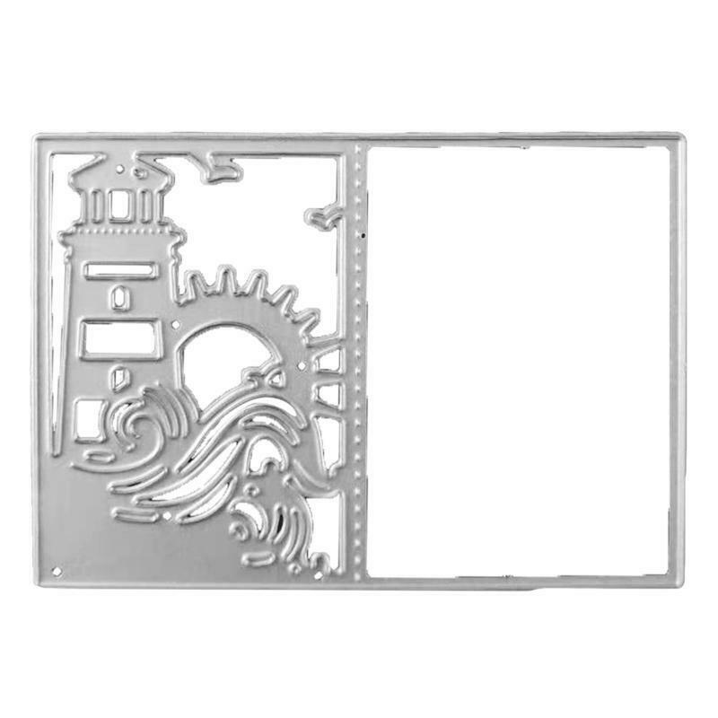 Sunrise Lighthouse Metal Cutting Dies Stencil DIY Scrapbooking Album Paper Card