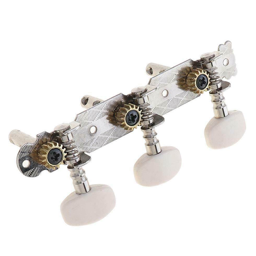 2pcs Metal Classical Folk Guitar Tuning Pegs with Plastic Buttons Machine