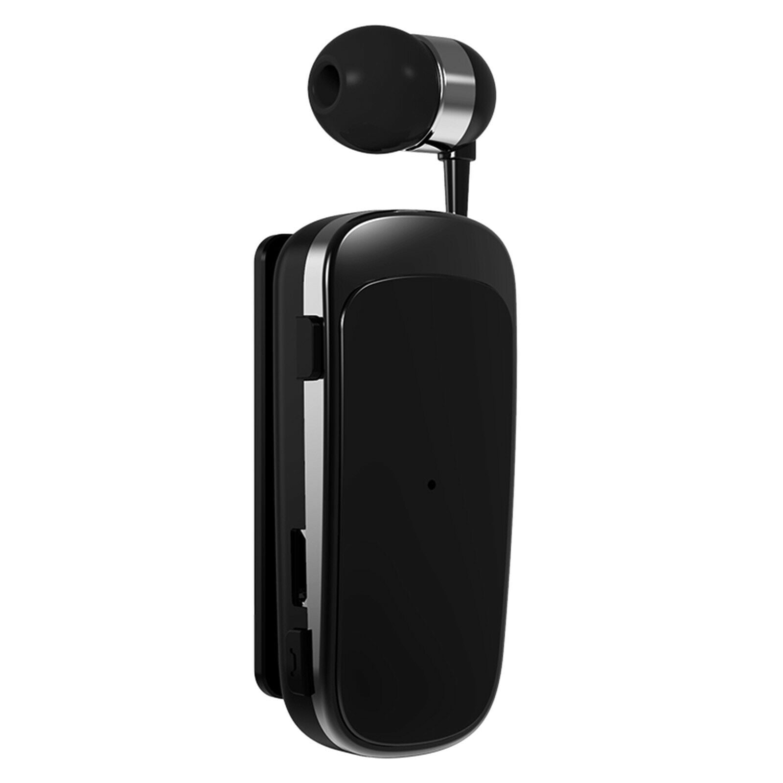 Bluetooth 4.0 Headset Stereo Clip-on Business Earphone Earpiece Black No Box