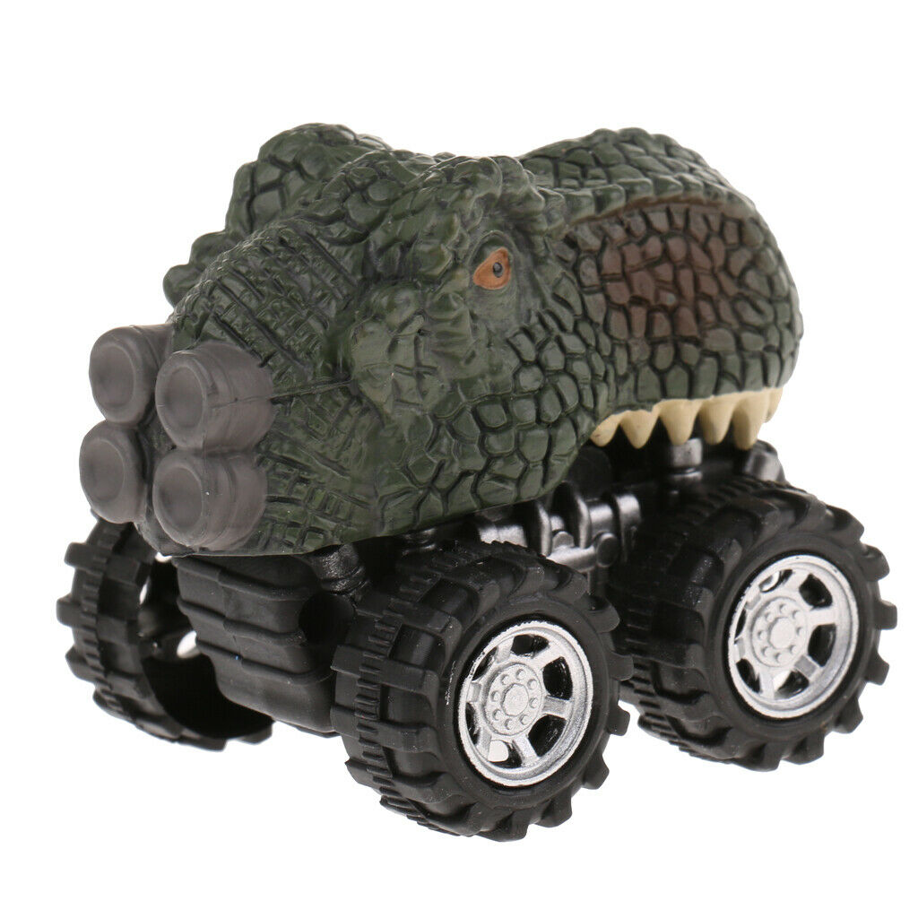 Multi Animal Dinosaurs Figures Pull Back Cars Jurassic Toys Kids Children