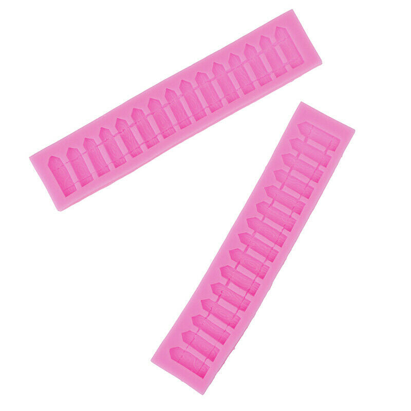 Silicone DIY Fence mold Cake Baking Tools chocolate fondant mold decoraYX.l8