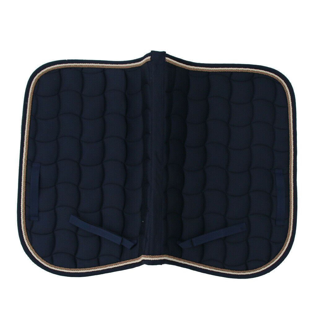 Cotton   Quilted   Horse   Saddle   Cloth   Equestrian   Saddle   Pads   with