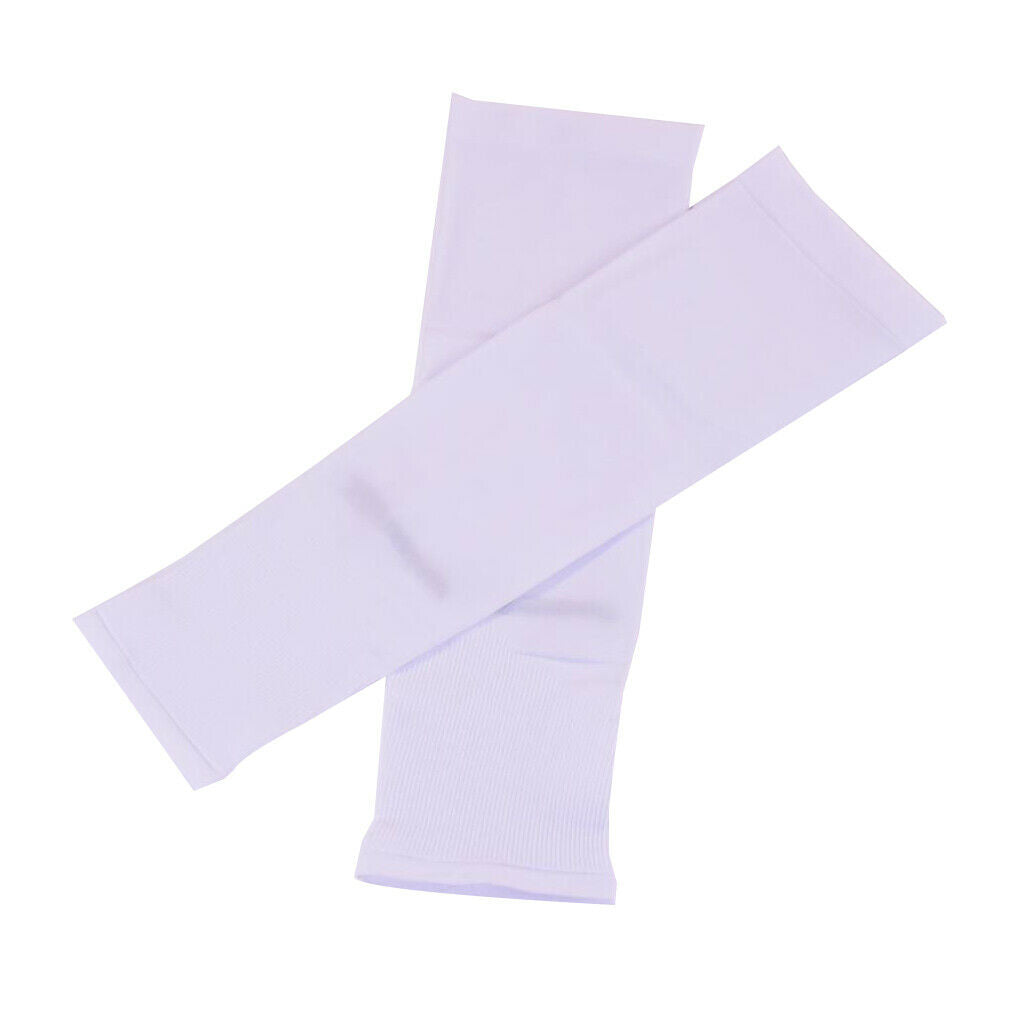 2 Pairs Outdoor Sunscreen Glove Anti UV Sun Protection Cooling Arm Sleeves