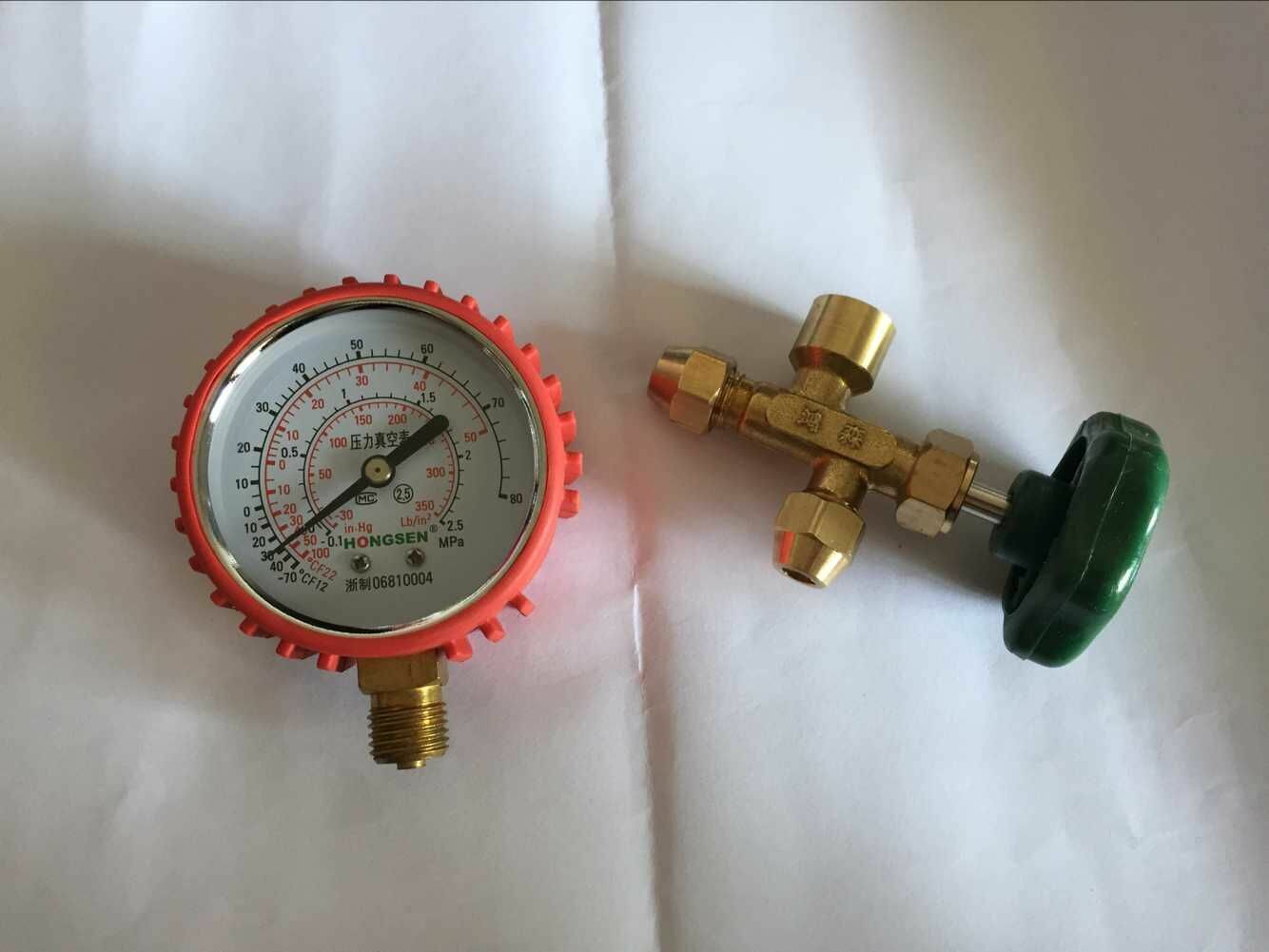 air-condition fridge Add fluoride pressure gauge 2.5MPa maintenance tool
