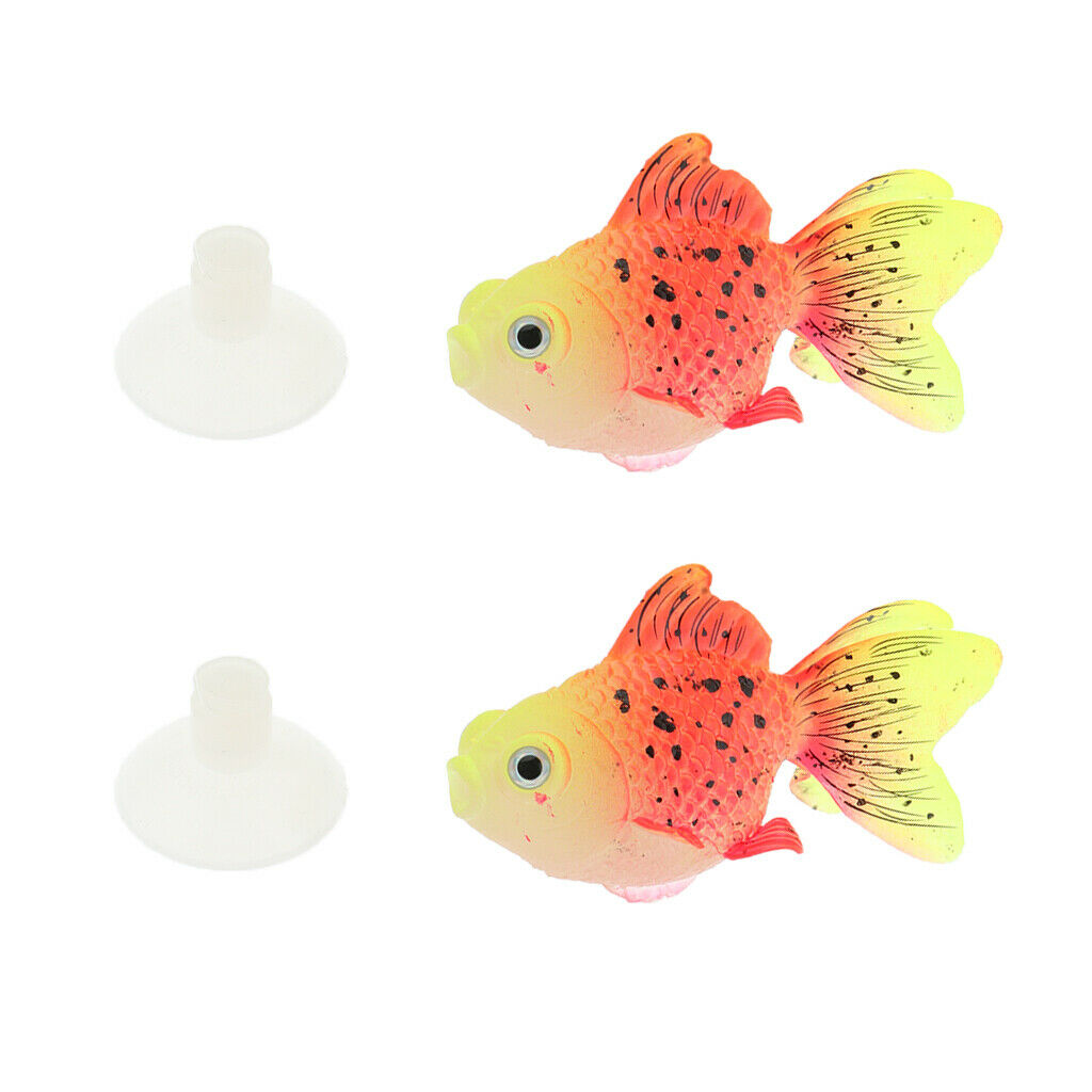 4 Pack Artificial Moving Floating Fish for Fish Tank Aquarium Decoration