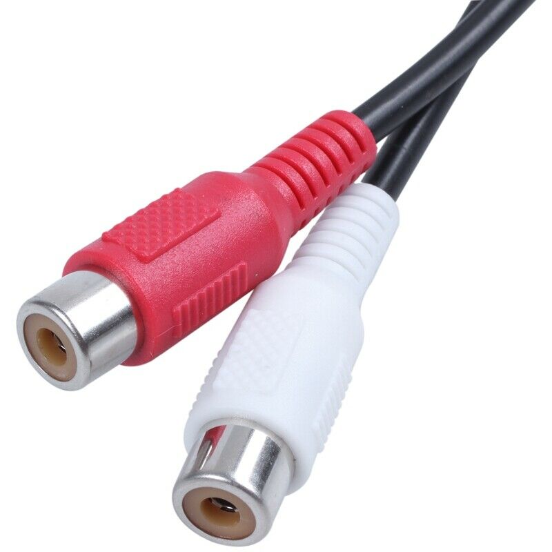 8 inch VGA Male to 3 RCA S-Video Female AV Video Cable Adapter J5E5E5