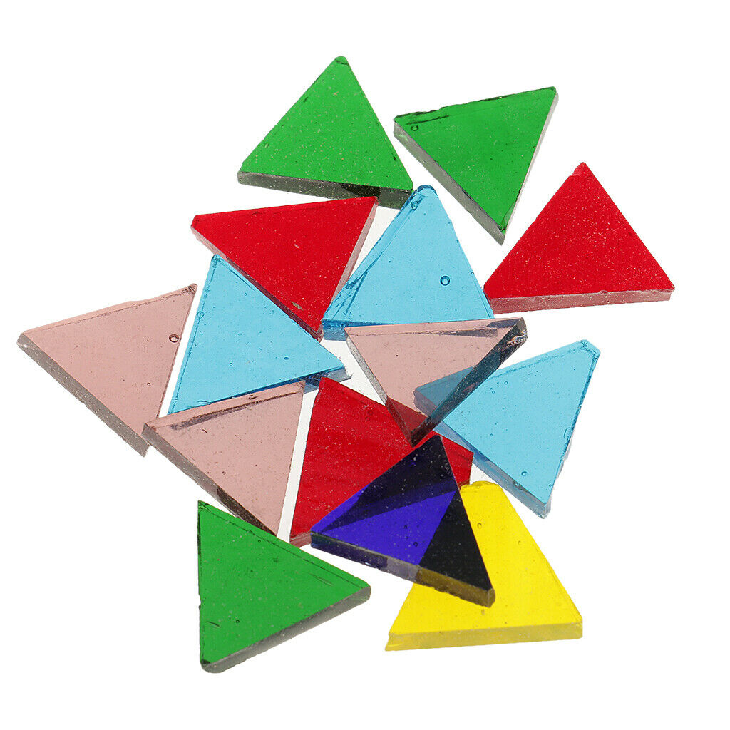Multicolored Mosaic Tiles Geometry Square Rhombus Triangle Mosaic Ornaments