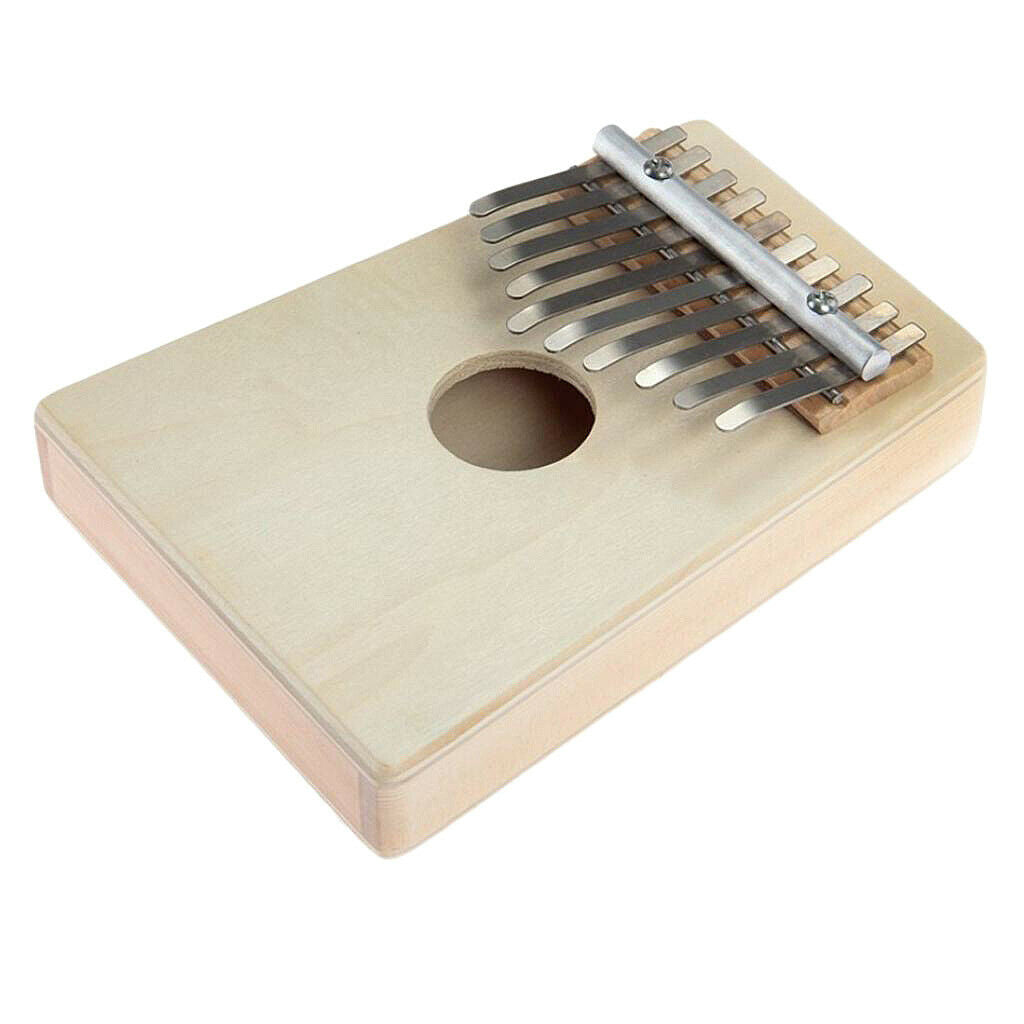 10 Keys Finger Kalimba Mbira African Thumb Piano Percussion Musical Instrument