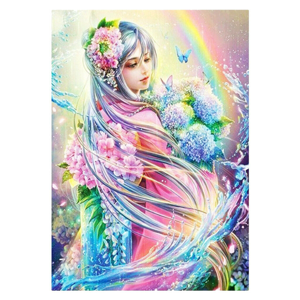 DIY Daimond Painting Floral Rhinestine Picture Crystal Cross Stitch Arts Kit for
