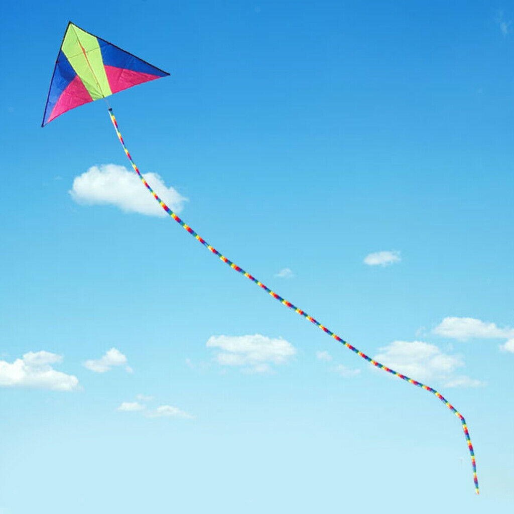 10m Tube Kite Tail Rainbow Windsock Outdoor Kites Flying Toys Outdoor Fun
