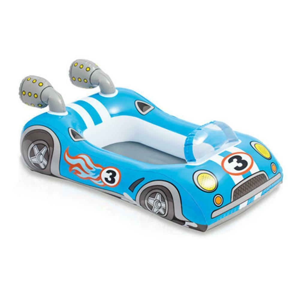 Child Swimming Ring Baby Pool Seat Float Aid Trainer Water Cartoon Boat @