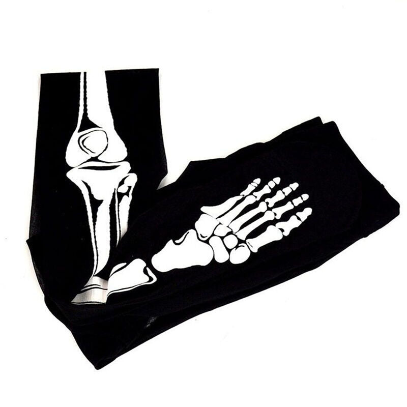 Trendy Women Charming Sexy Skeleton Tattoo Socks Pantyhose Stockings Tigh.l8