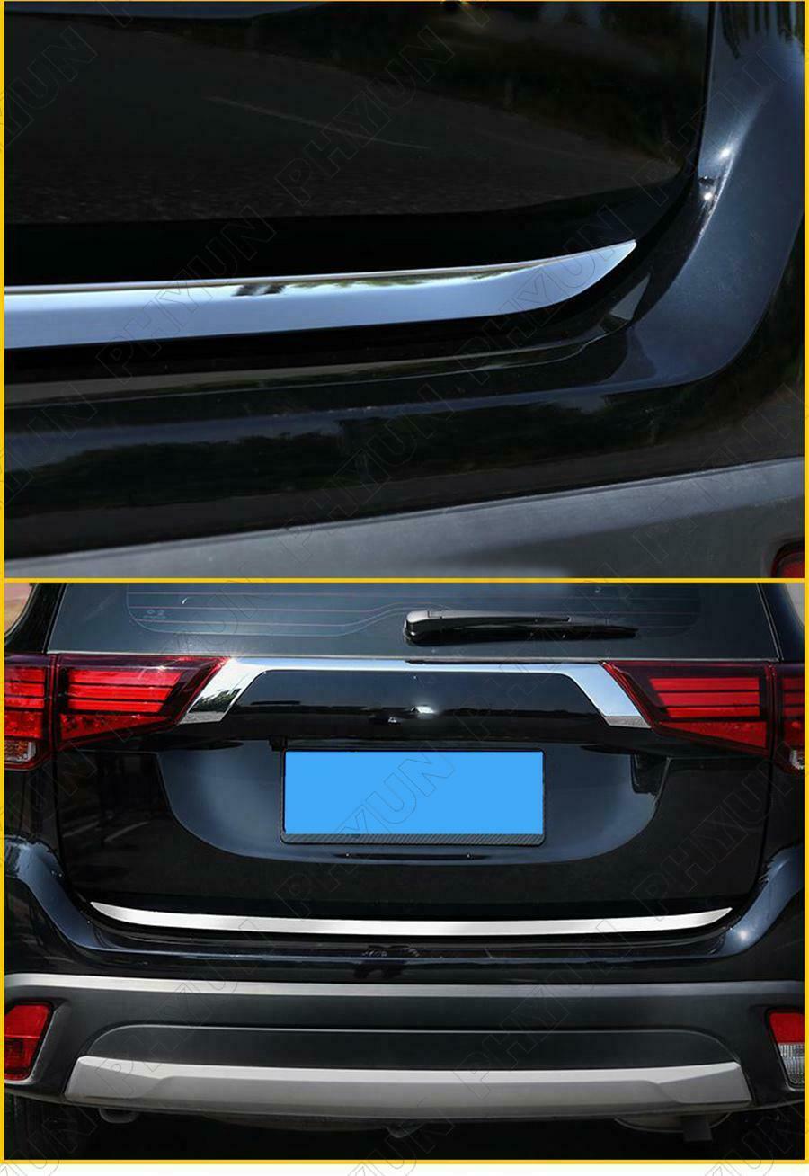 Car Tailgate Rear Door Bottom Cover Trim For Mitsubishi Outlander 2013-2019