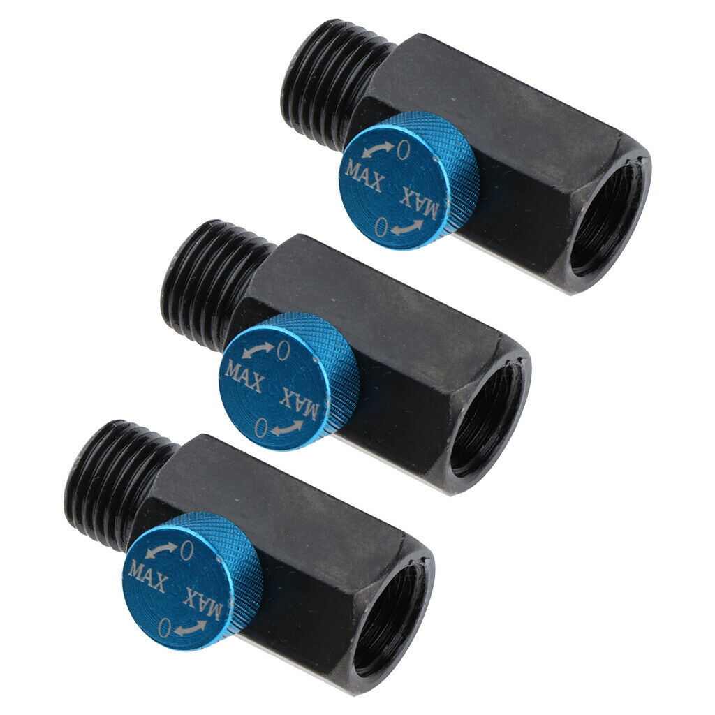 3Pcs 1/4" NPT Ball Valve Inline Regulator Female Male Mini Valve Fittings