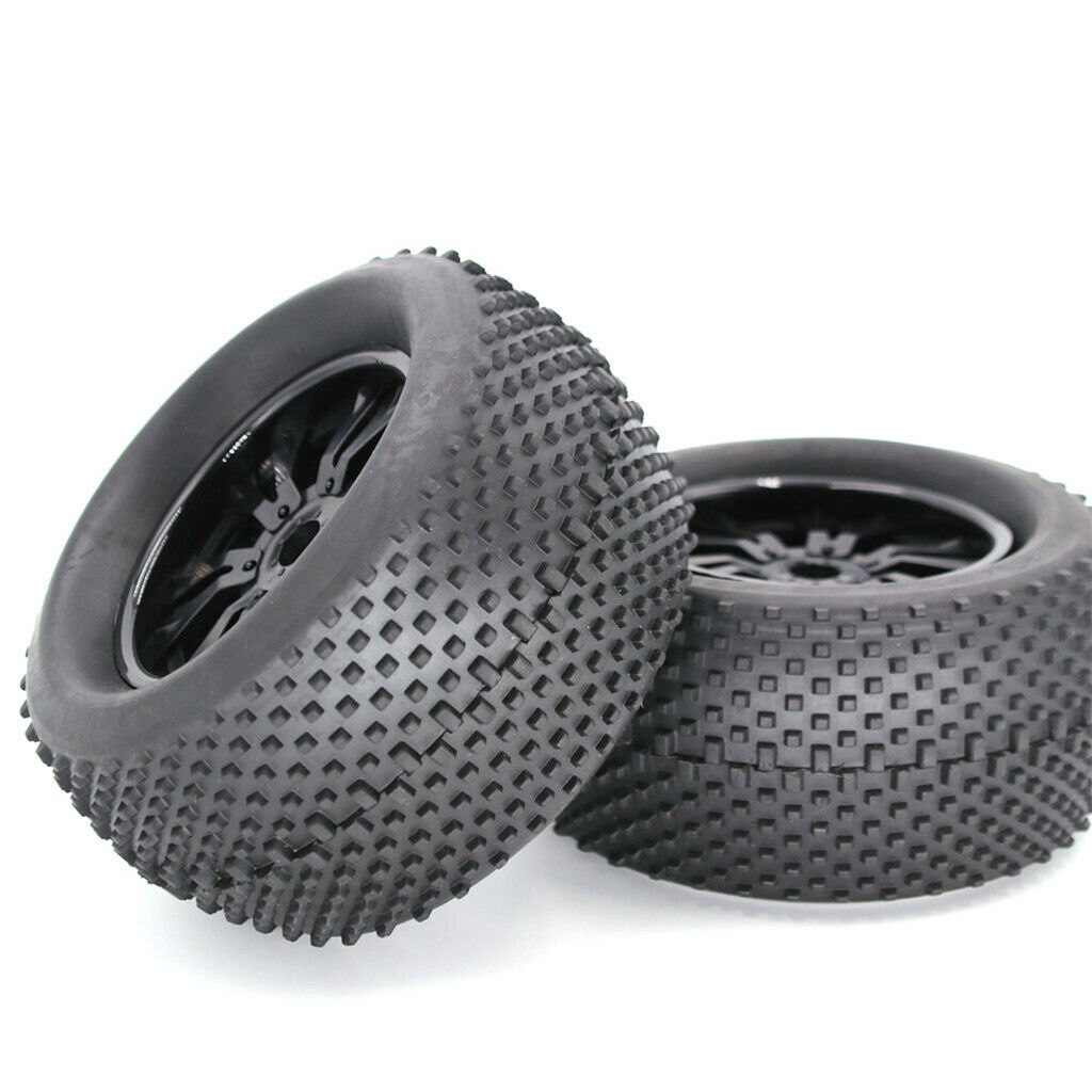 2x 1/8 Scale RC Car Monster Truck Tires Tires 17 Hex Wheel