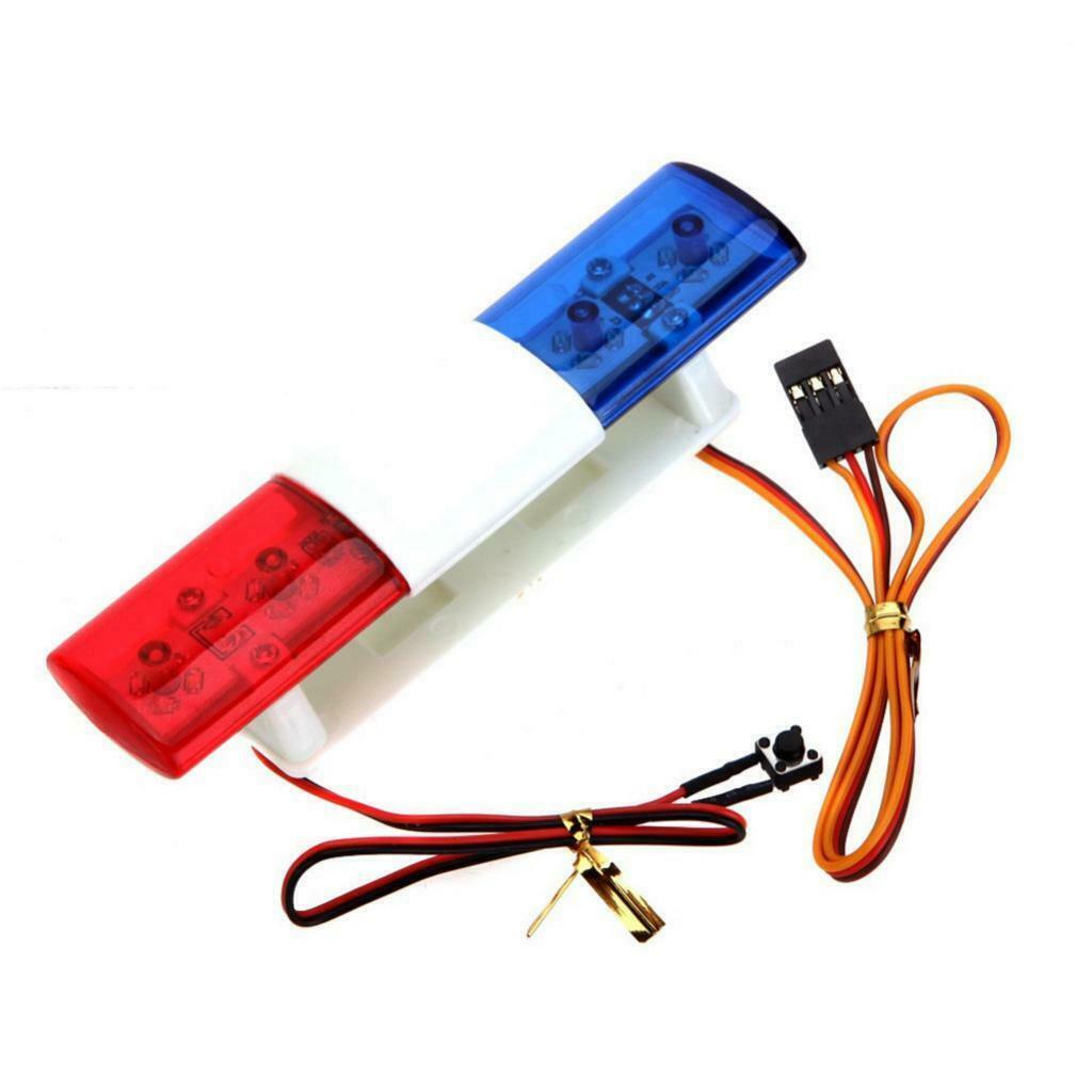 1x Durable alarm light LED lamp CH3 for 1:10 1: 8 RC caterpillar refit