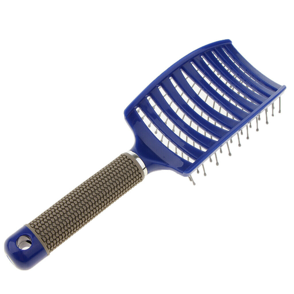 3pcs Curved Vented Styling Hair Brush, Detangling Long Thick Curly Hair Massage