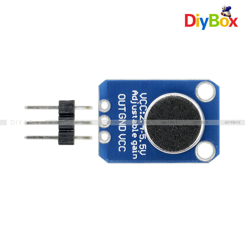 MAX4466 Electret Microphone Amplifier  With Adjustable Gain For Arduino