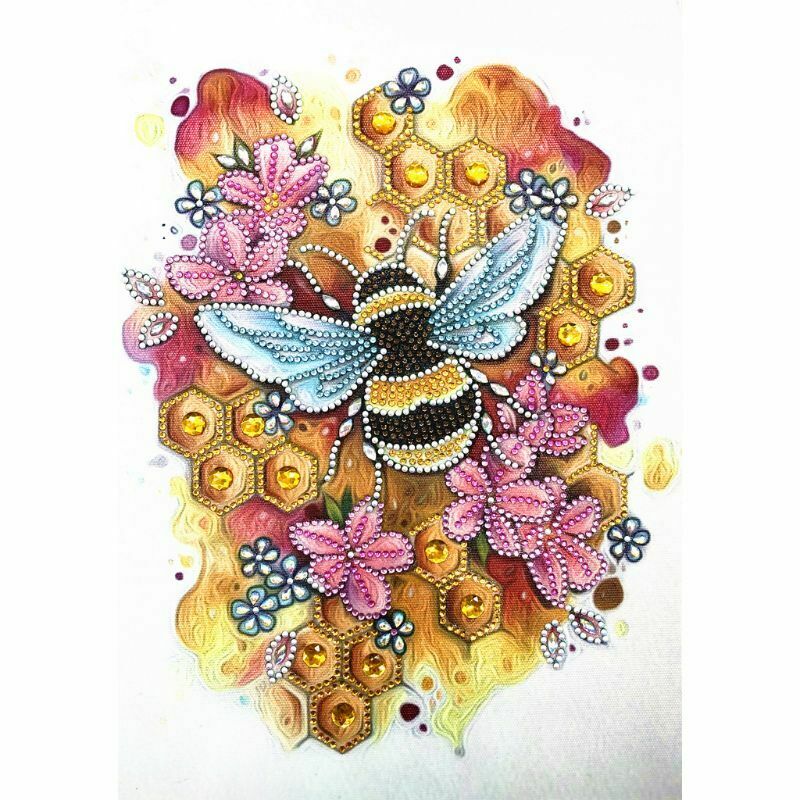 Bee DIY 5D Special Shaped Diamond Painting Embroidery Cross Stitch Kit Craft