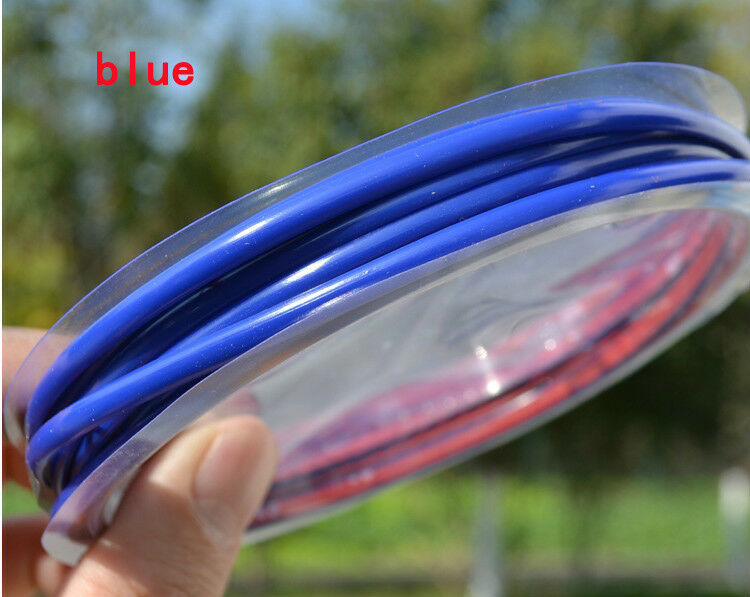 Blue Flexible Trim Car Interior Moulding Strip Decorative Line 16ft 5M 4mm