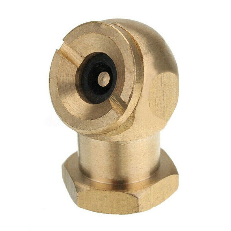 1/4" NPT Golden Tyre Inflator Valve Connector Air Chuck Ball Tire Clip Lo.l8