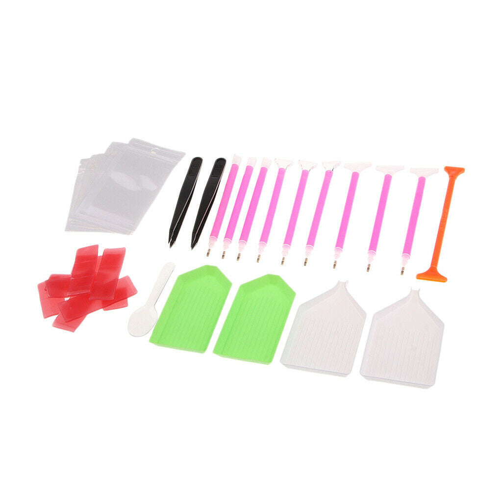 57 Pieces/Set 5D Diamond Painting Cross Stitch Tool Kits