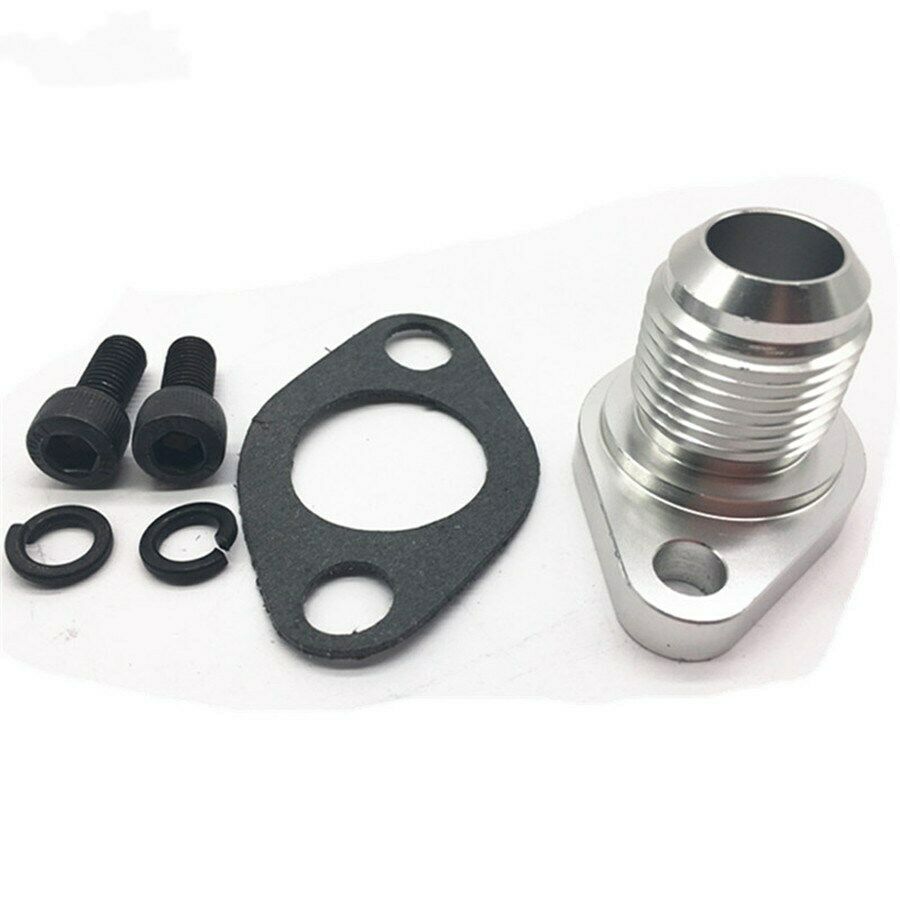 Billet Turbo Oil Drain Adapter Flange T3 T3/T4 T04 T72 T76 T04B T04E -12AN 51mm