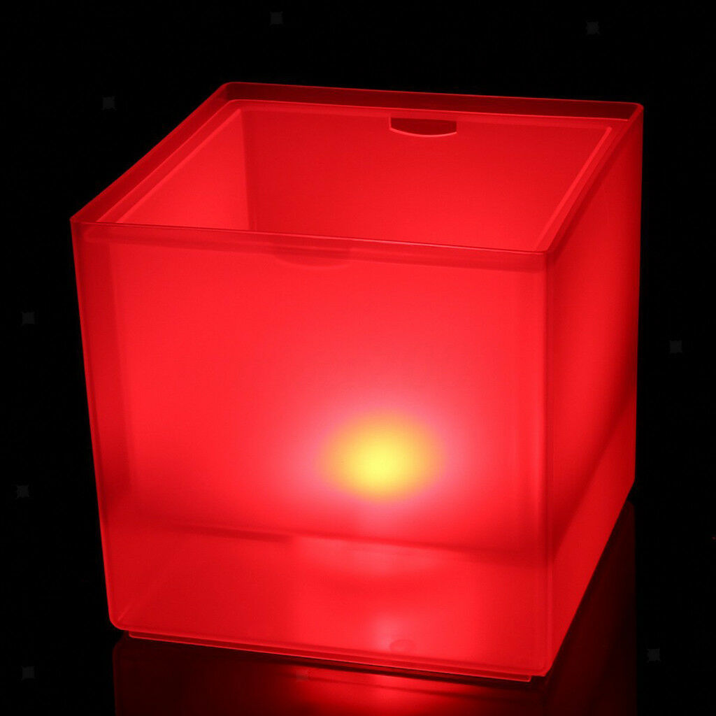 Ice Cooler LED Bucket Cooling Beer Wine Cooler Bar Supply 7-Color Change 10L